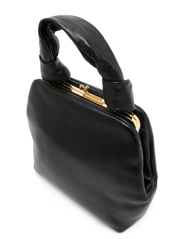 【JIL SANDER】★人気★Small Goji Square Tote Bag Jil Sander Small Goji Square Tote Bag | Black | FARFETCH OM