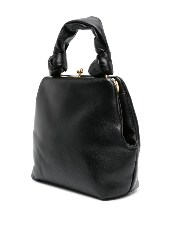 Jil Sander Small Goji Square Tote Bag | Black | FARFETCH TW