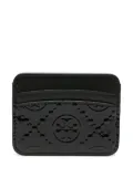 Tory Burch T-monogram leather cardholder - Black