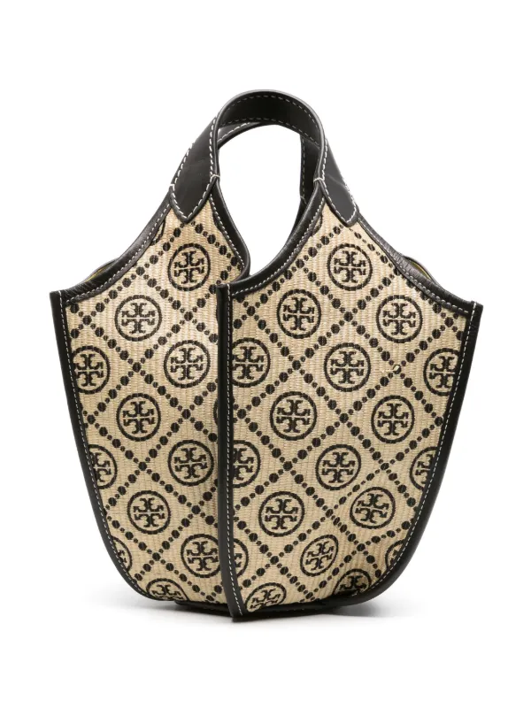 Tory burch bombe leather tote new arrivals