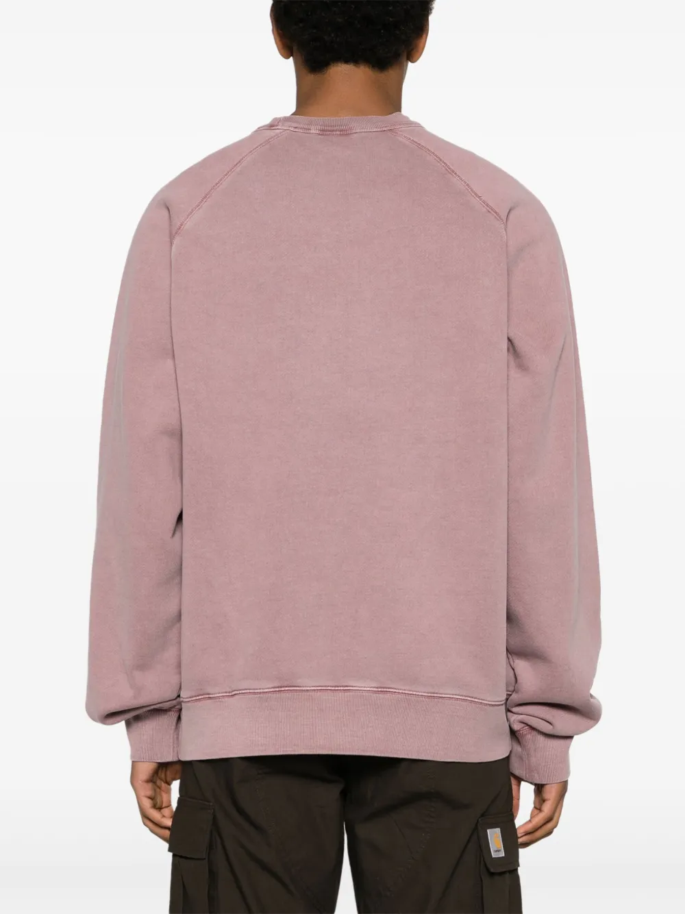 Shop Carhartt W' Taos Garment-dyed Cotton Sweatshirt In Pink