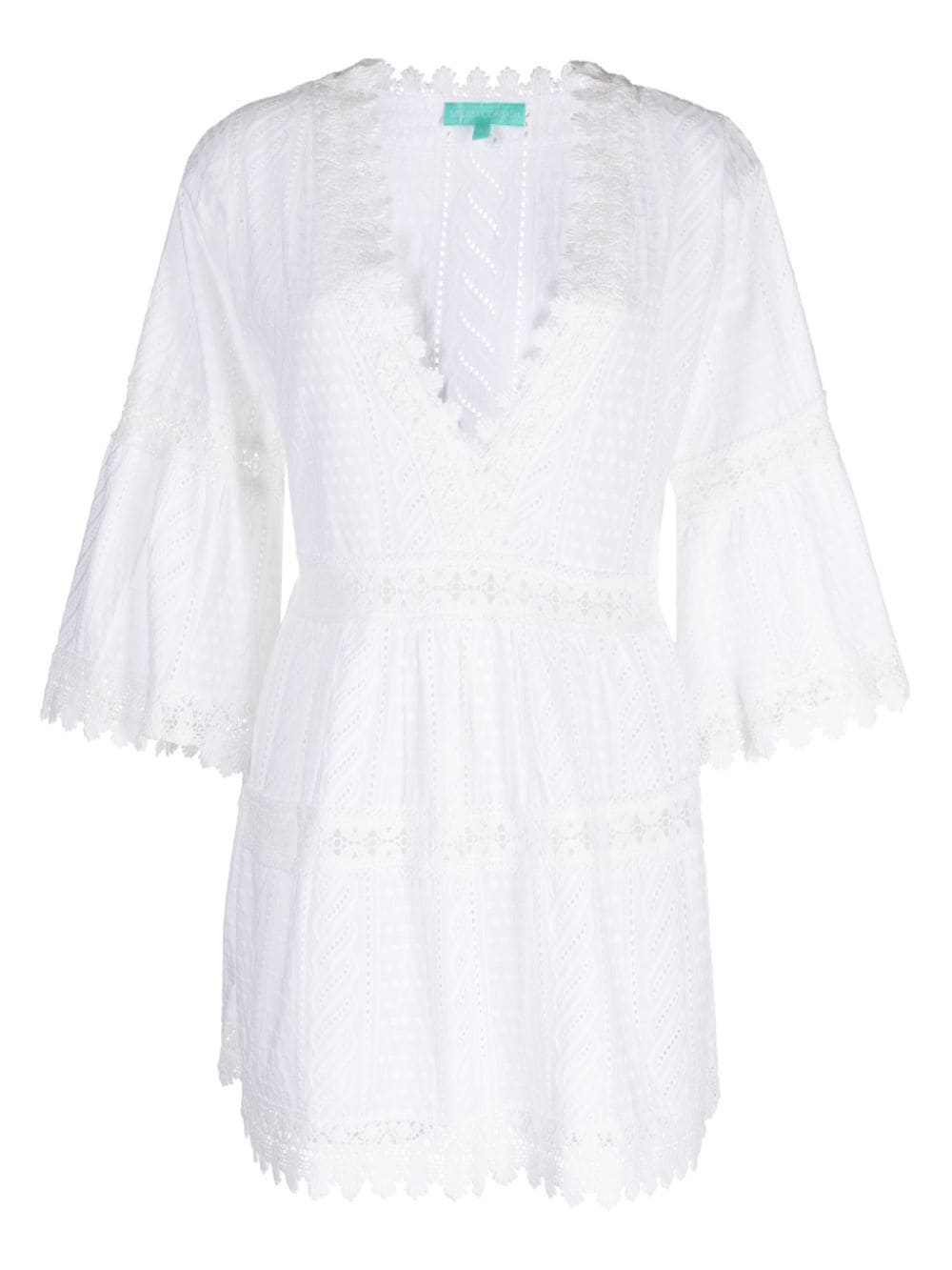 Melissa Odabash Victoria Cotton Dress In White