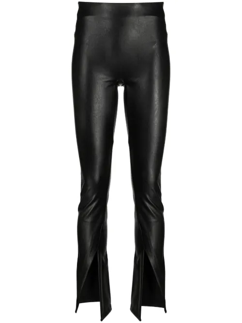 Legging Leather-Like en cuir artificiel - SPANX - Modalova
