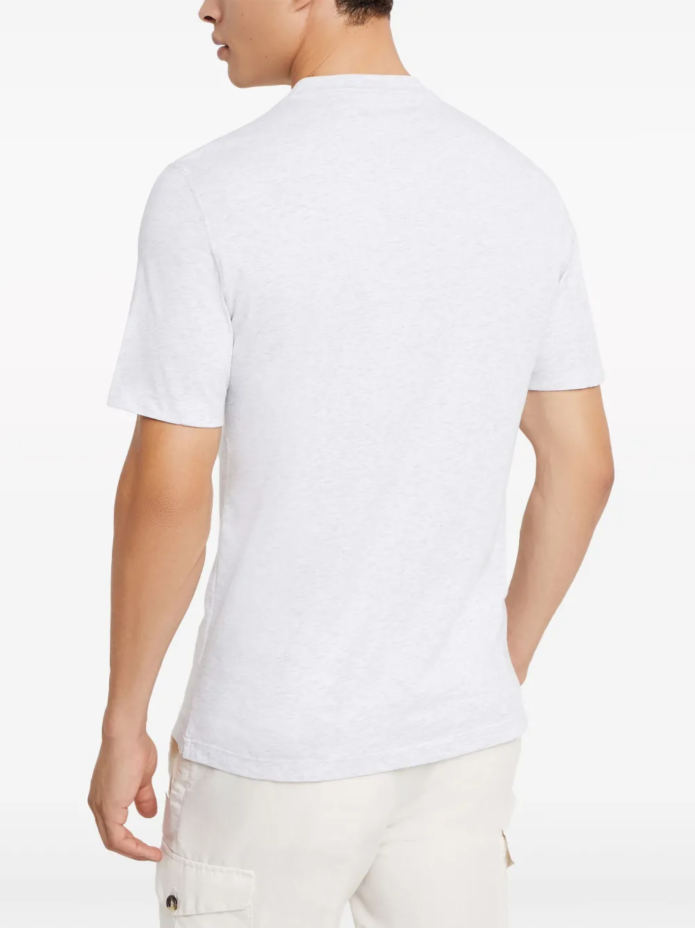 Brunello Cucinelli Sweater met gemêleerd effect Grijs