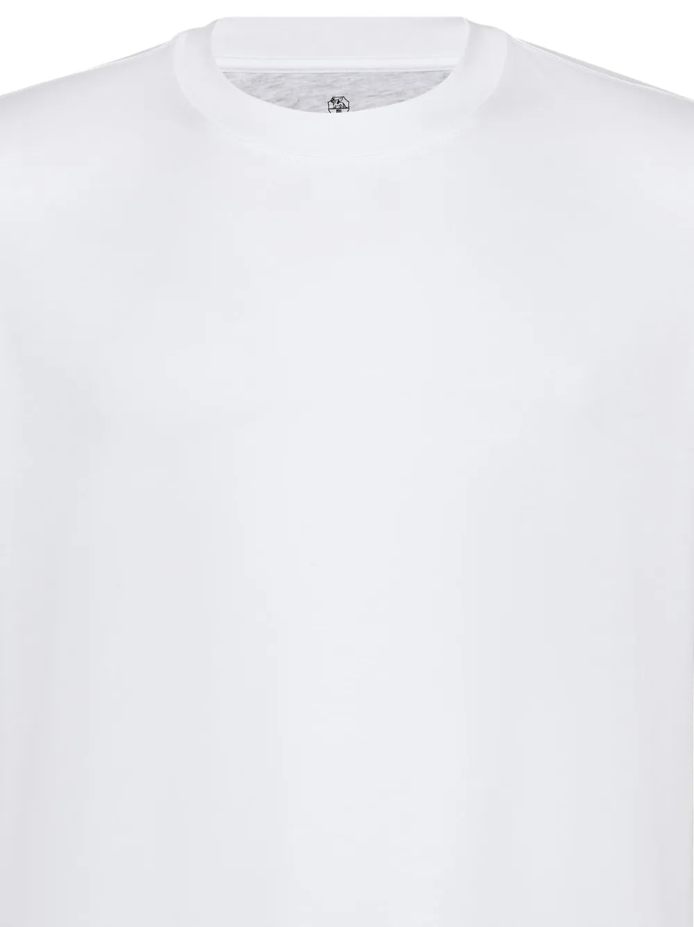 Brunello Cucinelli Jersey katoenen T-shirt met ronde hals Wit