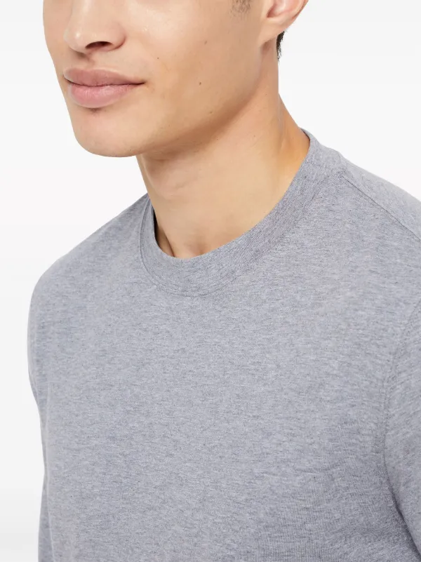 【激安】半額以下- 50%OFFの安い通販 Cucinelli Brunello ラウンドネック グレー | ロングTシャツ トップス