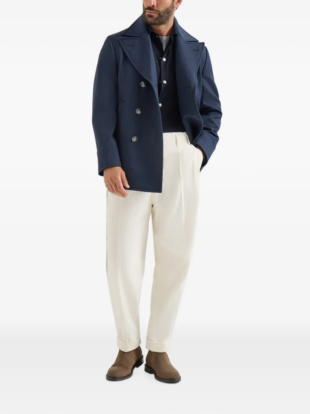Brunello Cucinelli T-shirt met ronde hals Grijs