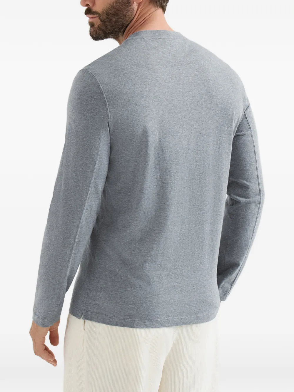 Brunello Cucinelli T-shirt met ronde hals Grijs