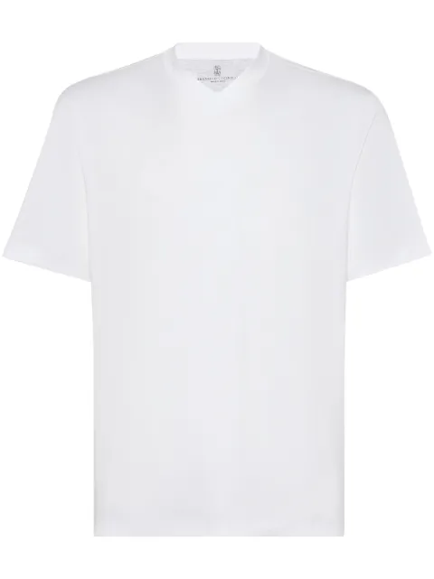 Brunello Cucinelli V-neck short-sleeve T-shirt 