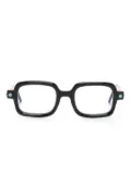 Kuboraum P2 square-frame glasses - Black