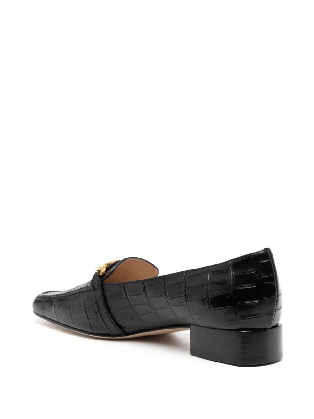 Shop Tom Ford Whitney Leather Loafers In Black