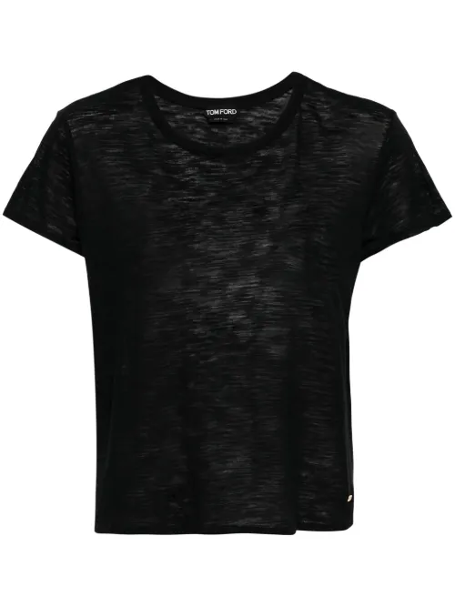 T-shirt à plaque logo - TOM FORD - Modalova