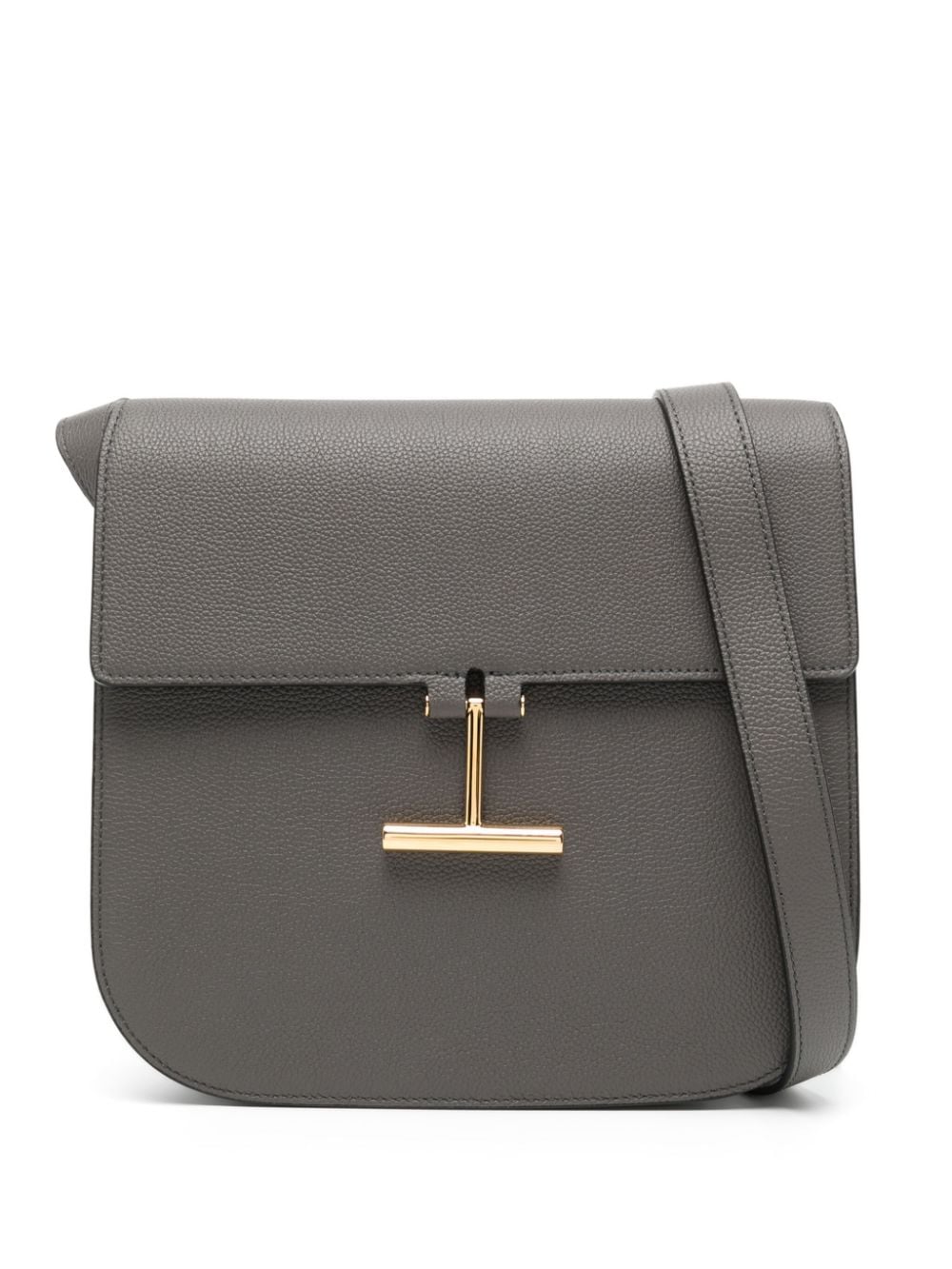 TOM FORD Tara leren crossbodytas Grijs