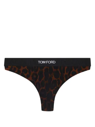 TOM FORD Slip Leopardati Marrone FARFETCH IT
