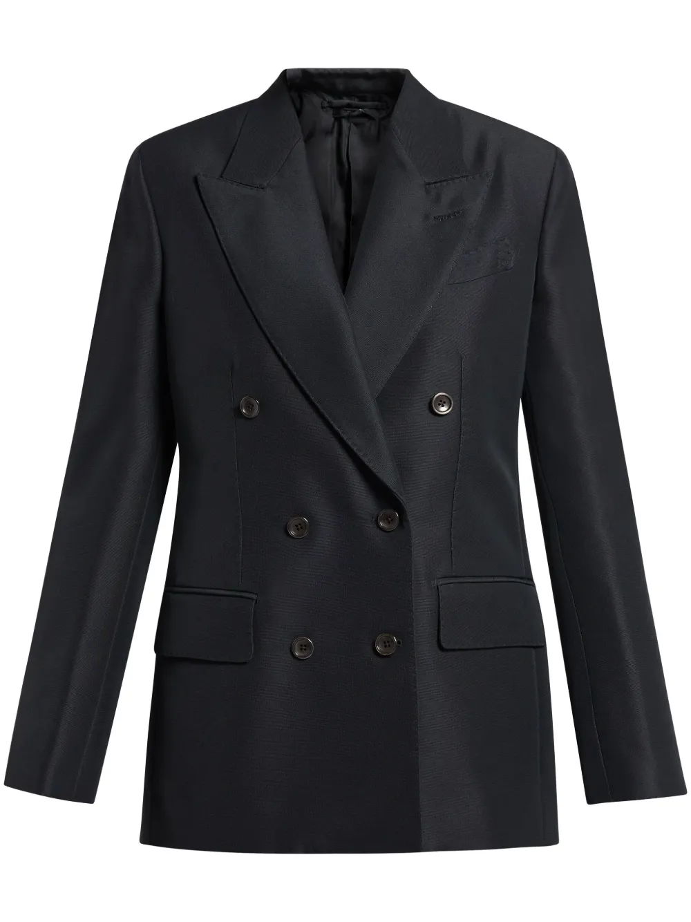 TOM FORD Blazer met dubbele rij knopen Zwart