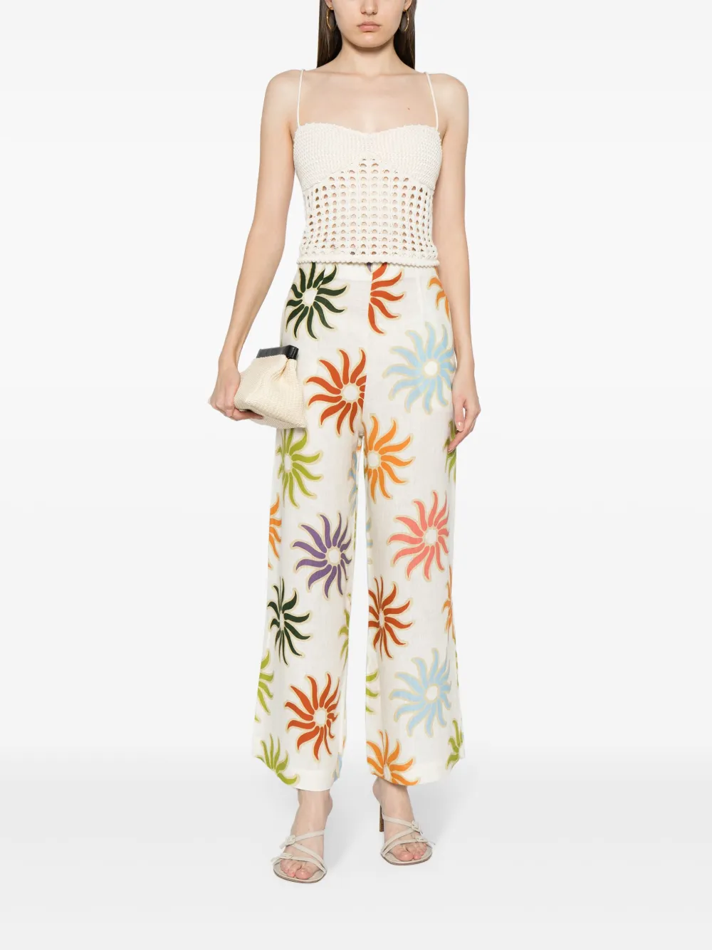 Cala de la Cruz Broek met print - Veelkleurig
