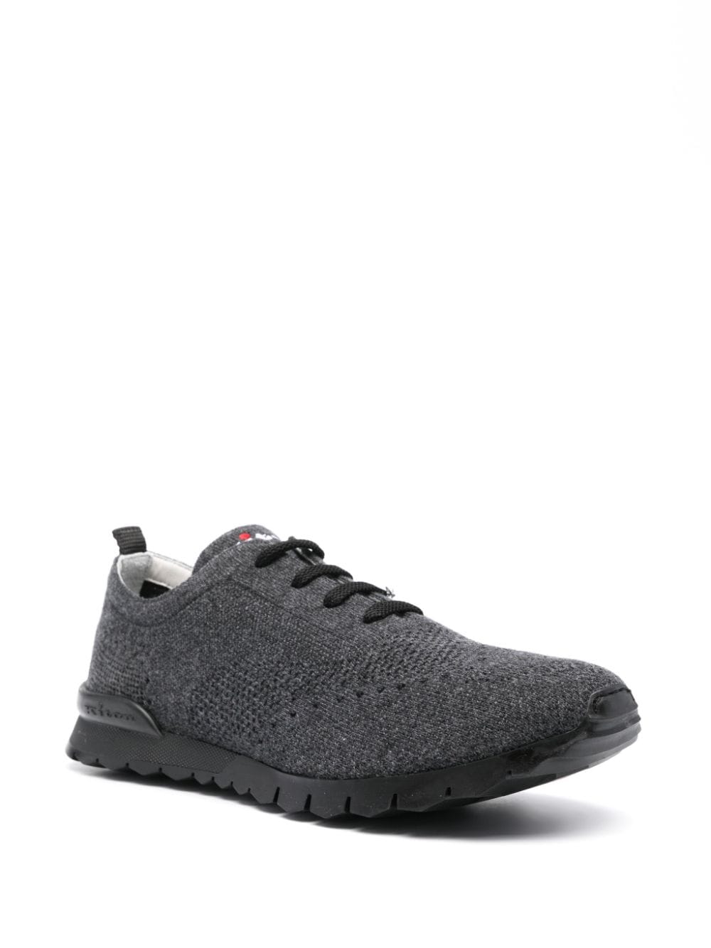 Shop Kiton Knitted-upper Sneakers In Grau