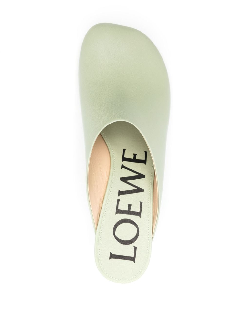 Shop Loewe Toy 45mm Leather Mules In Green