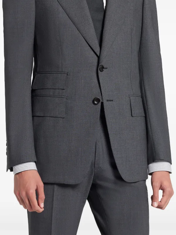 TOM FORD - 美品 TOM FORD トムフォード シルク 裾ダブル センタープレス スラックスパンツ 54R チャコールグレー メンズ 古着  中古 USEDの通販 by ブランド古着のリュクス｜トムフォードならラクマ