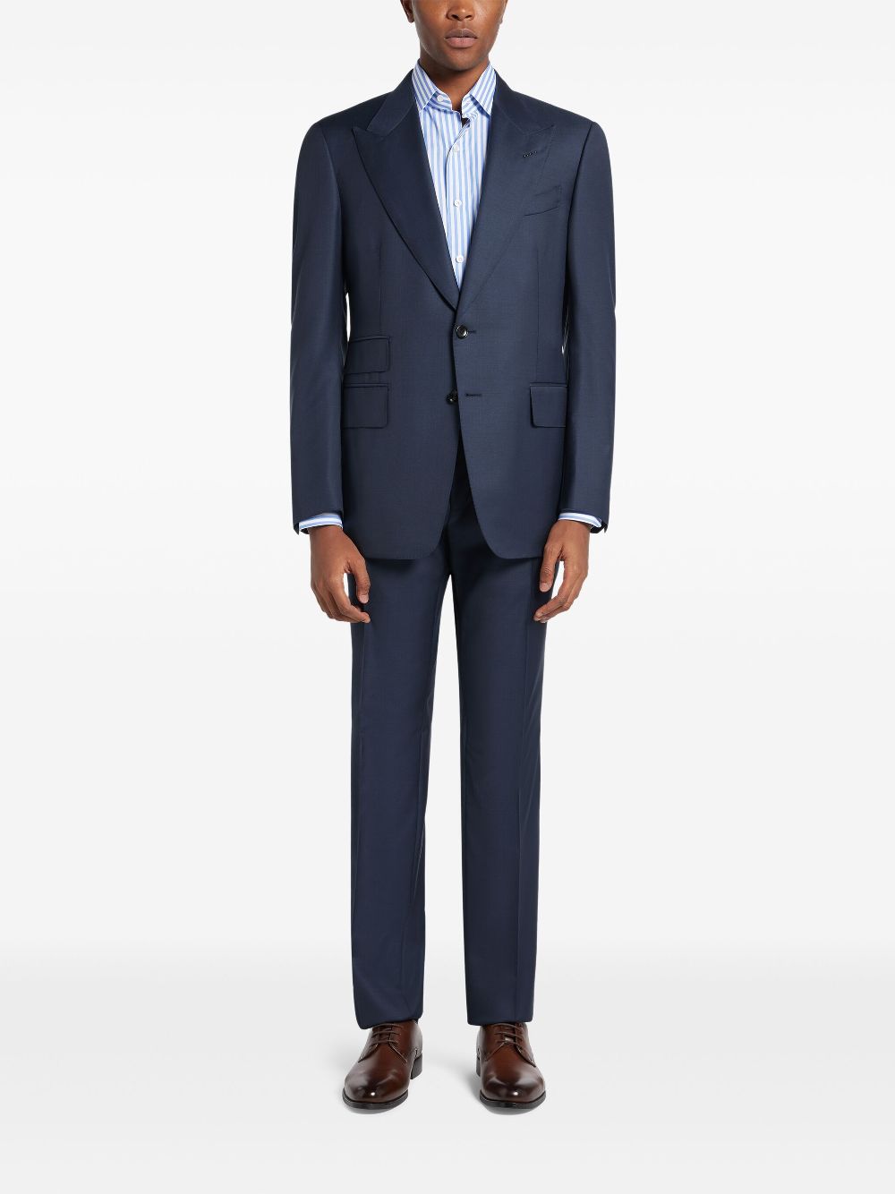 TOM FORD single-breasted suit - Blue