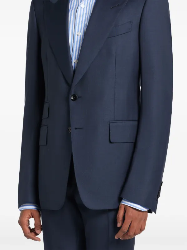 【送料&関税込】Tom Ford Single-breasted Two-button Blazer TOM FORD single-breasted Blazer | White | FARFETCH
