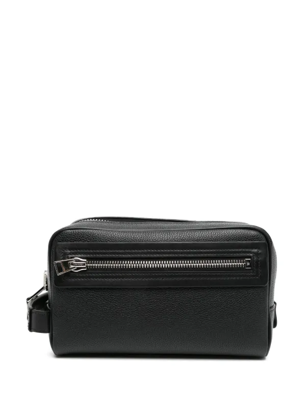 TOM FORD レザー トラベルポーチ | ブラック | FARFETCH JP