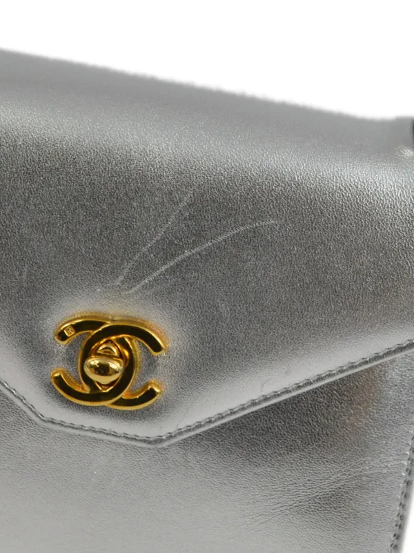 CHANEL Pre-Owned 1997 ココマーク ターンロック ハンドバッグ