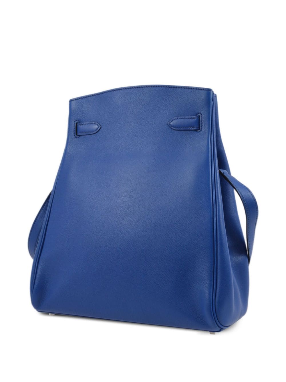 Pre-owned Hermes 2001  Kelly Sport Mm Shoulder Bag In Blue