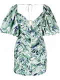 Acler Matthew abstract-print dress - Multicolour