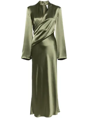 Acler Boise Dress | Green | FARFETCH
