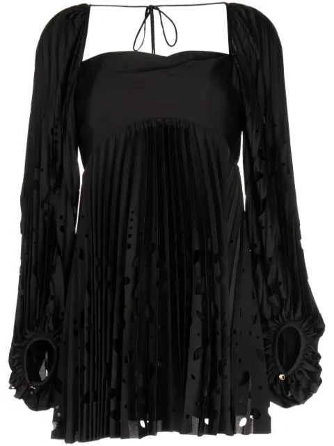 Acler vestido corto de seda Barlow