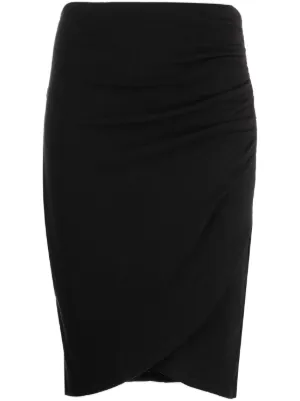 James perse shop wrap mini skirt