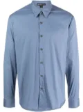 James Perse cotton-blend poplin shirt - Blue