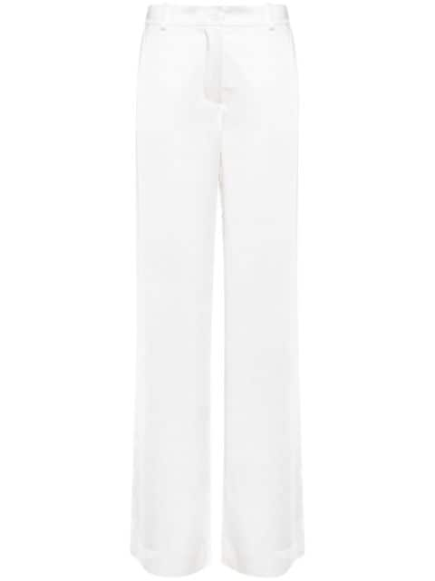 P.A.R.O.S.H. satin-finish straight-leg trousers