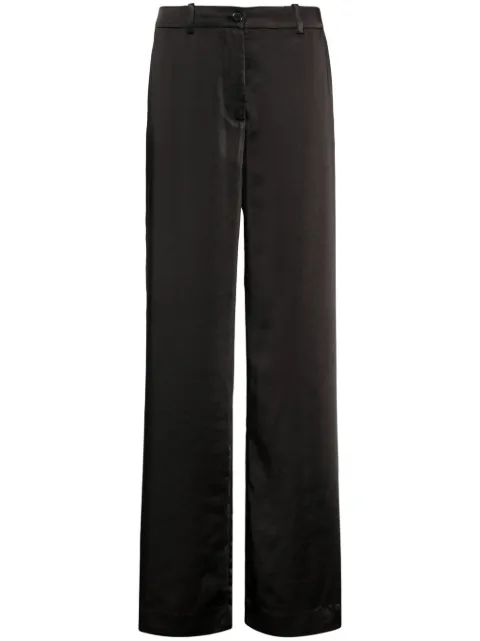 P.A.R.O.S.H. satin-finish straight-leg trousers
