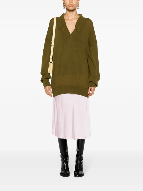 Jil Sander フレアスカート | ピンク | FARFETCH JP