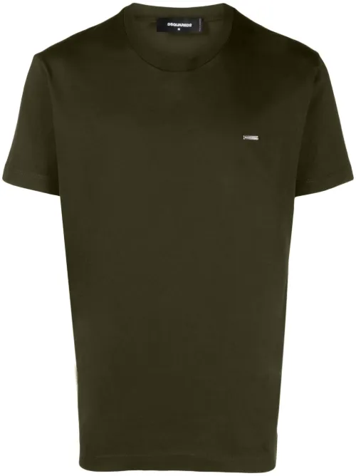 T-shirt en coton à plaque logo - DSQUARED2 - Modalova