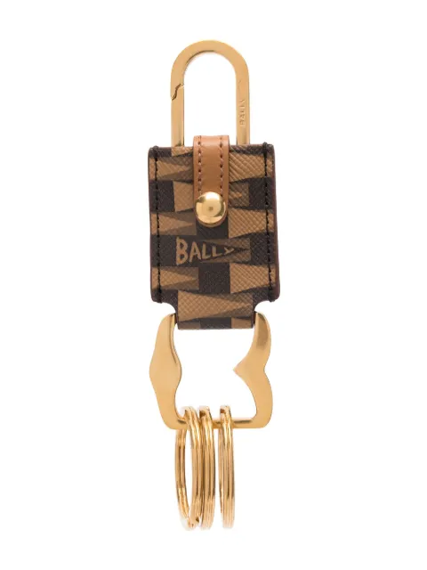 Bally llavero con motivo Pennant