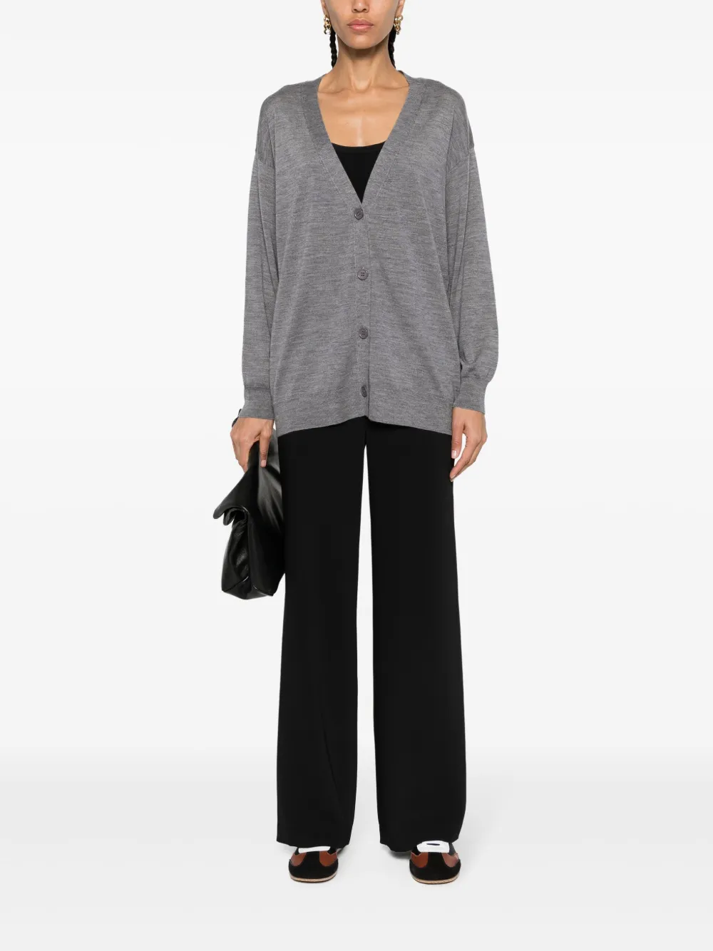 P.A.R.O.S.H. Straight broek - Zwart