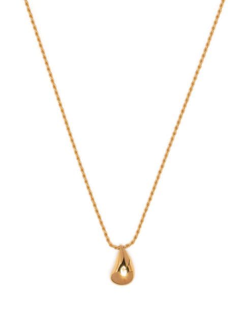 Savi Sculptural Droplet pendant necklace