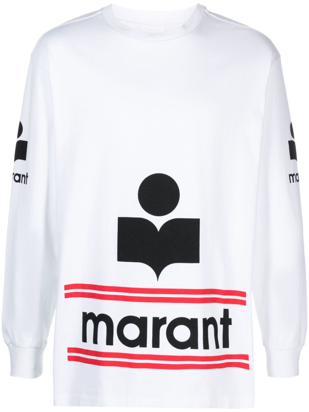 MARANT GIANNI LONG-SLEEVE COTTON T-SHIRT