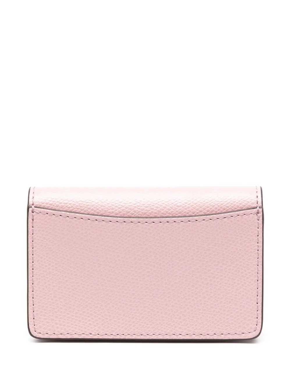 Furla Leren portemonnee met logoplakkatat - Roze