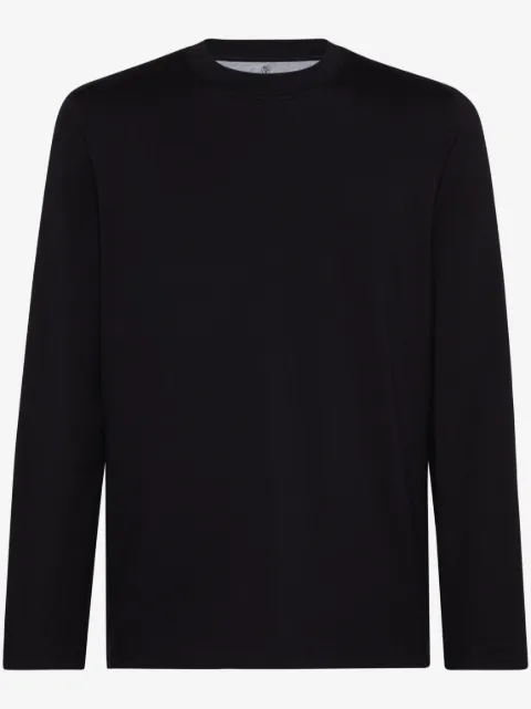 Brunello Cucinelli round-neck long-sleeve T-shirt