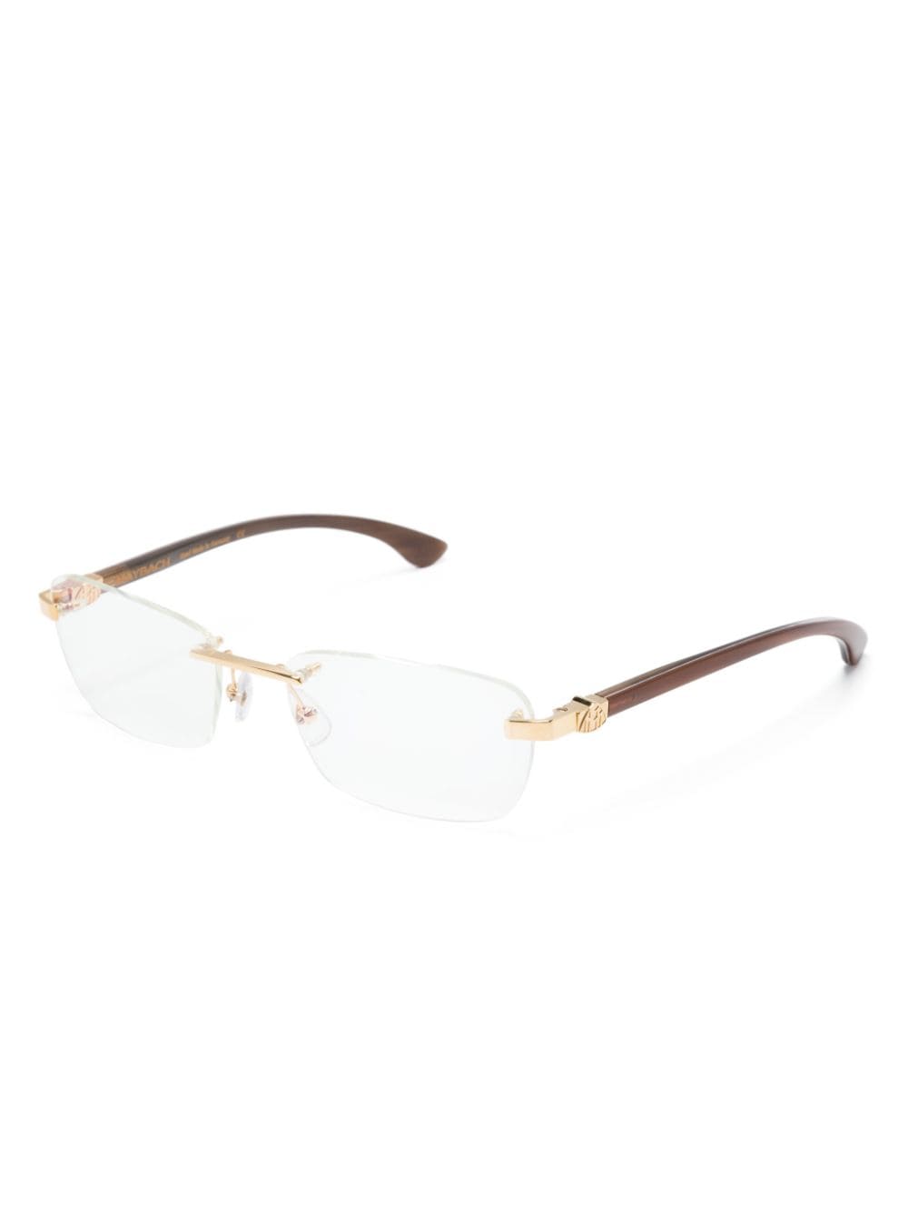Maybach eyewear The Artist XII bril met randloos montuur - Goud