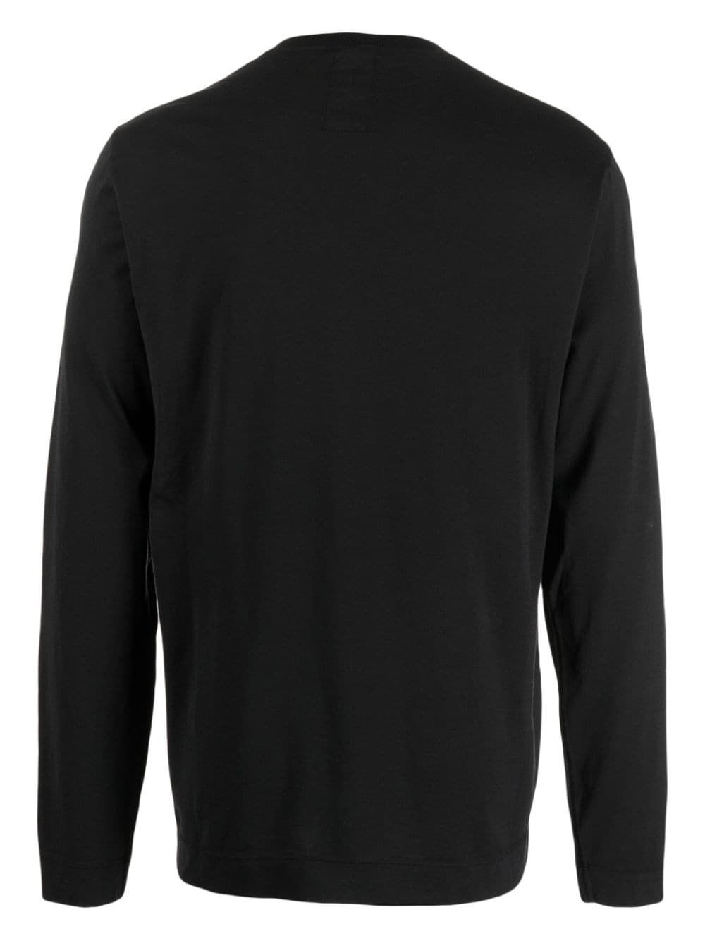 Transit long-sleeve cotton T-shirt - Zwart