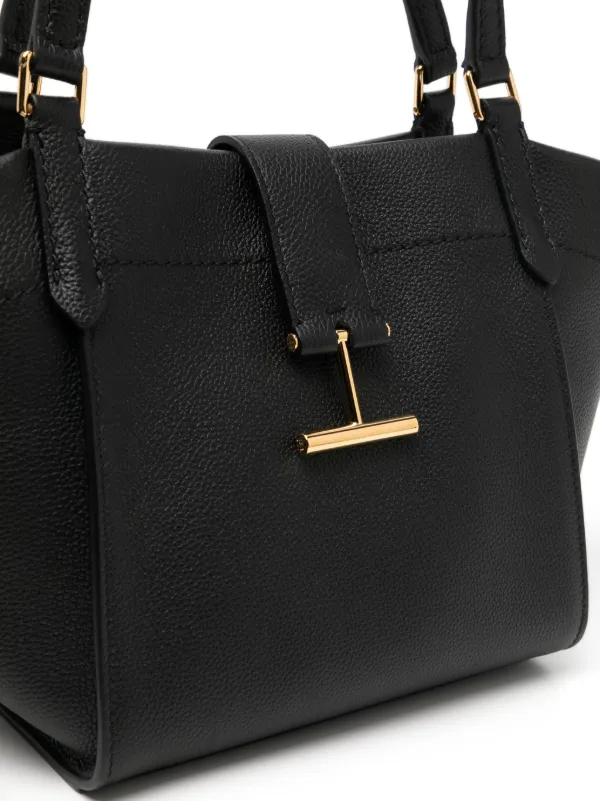 TOM FORD Tara Leather Tote Bag | Black | FARFETCH