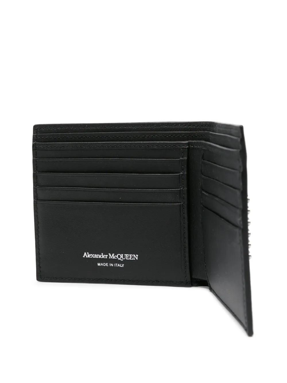 Alexander Mcqueen Studded Chain Wallet In Black | ModeSens