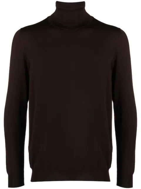 Kiton roll-neck fine-knit jumper