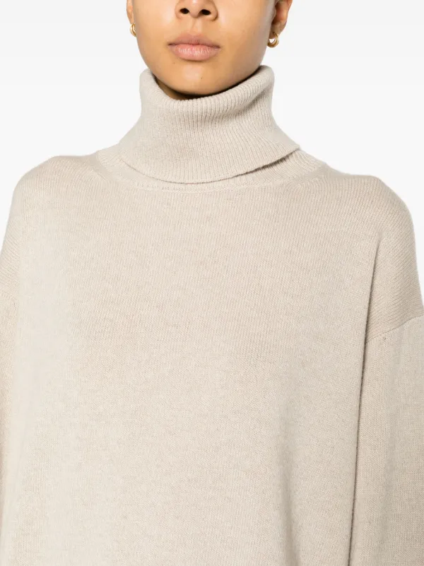 Kiton roll-neck Cashmere Dress | Brown | FARFETCH