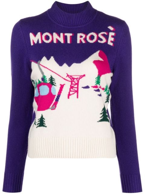 MC2 Saint Barth Mont Rosè intarsia jumper